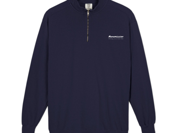 Manumission quarter-zip sweatshirt